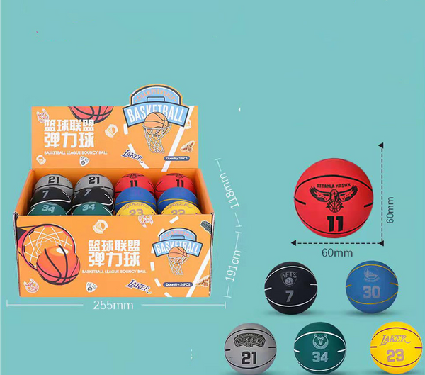 MIDI Basketball league bouncy ball/Mixed