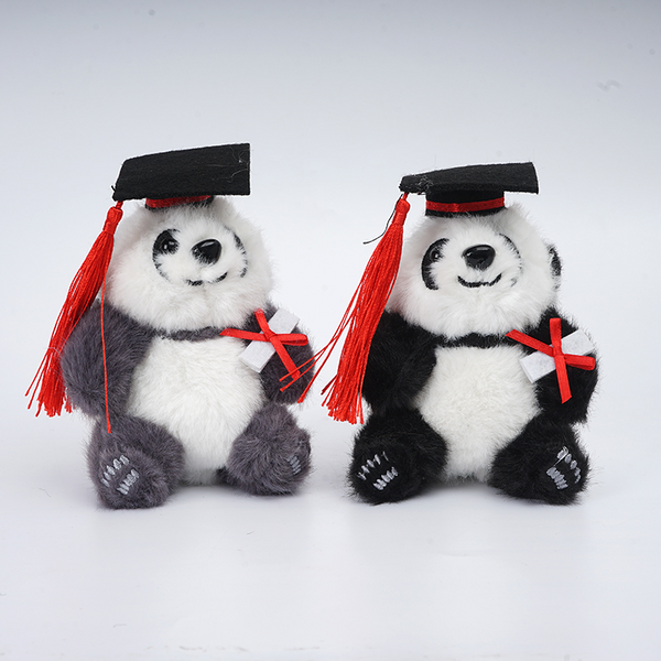 MIDI Panda plush keychain/mixed
