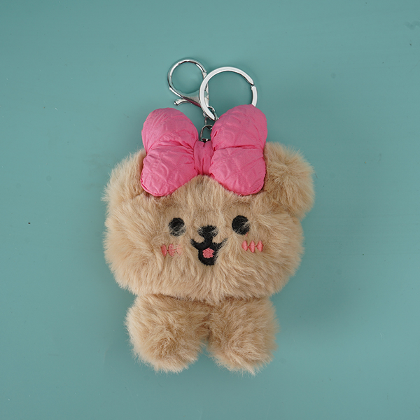 MIDI Cute teddy bear backpack pendant keychain
