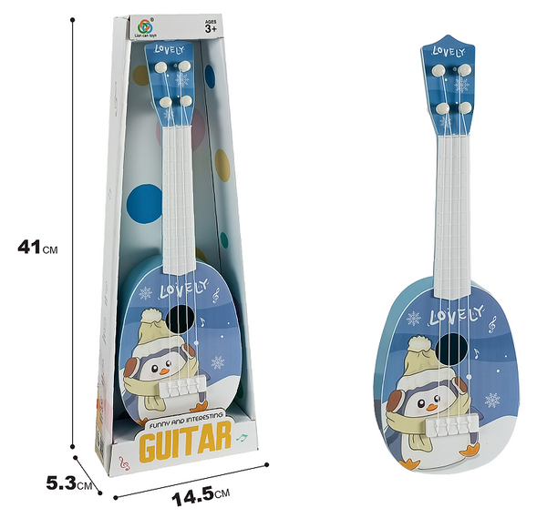 Midi Blue cartoon animal guitar
