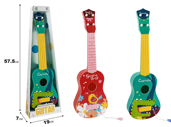 Midi Dinosaur bird cartoon guitar/mixed