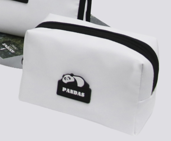 Midi Panda Series large capacity makeup bag/White