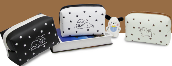 Midi Dog Series Large capacity makeup bag/mixed