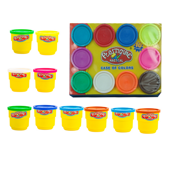 MIDI 10 colors 50 grams color clay set
