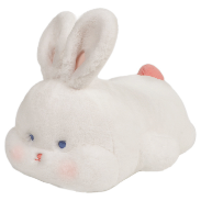 MIDI 50cm white rabbit large size doll
