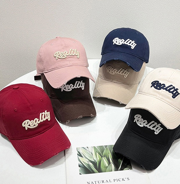 MIDI American retro letter duckbill cap/mixed