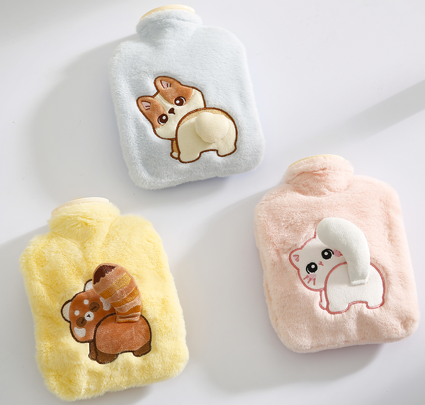 MIDI 900ml Cartoon cloth cover hot water bag/mixed
