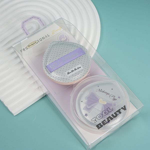 MIDI Purple Silver Series Flawless Cotton Candy Powder Pouch Storage Box/2 Pack