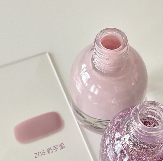 MIDI. Barbie water-based nail polish remover/05 milk taro purple