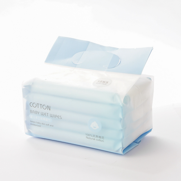 MIDI Baby cotton wipes 10 pcs * 5 packs