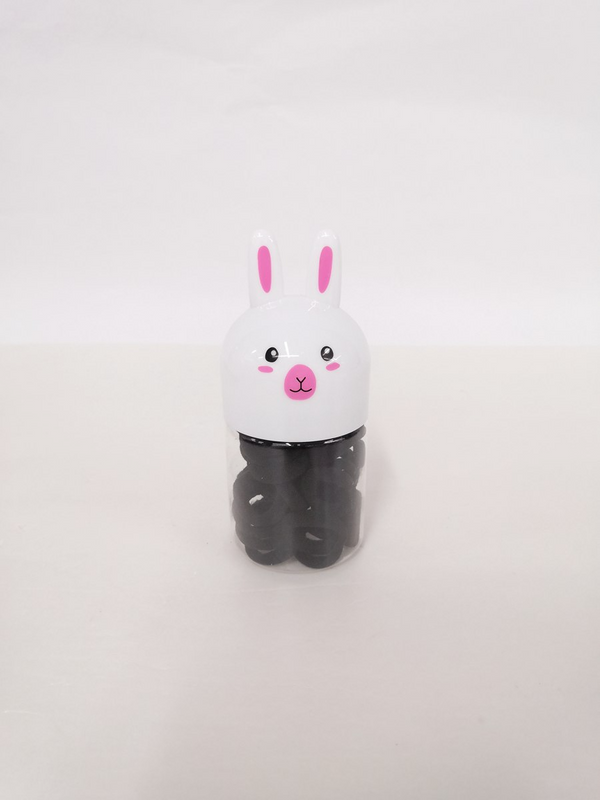 MIDI Cartoon fabric rubber band/Black