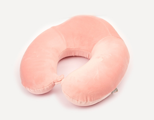 MIDI New version backrest memory foam U-shaped pillow/Pink