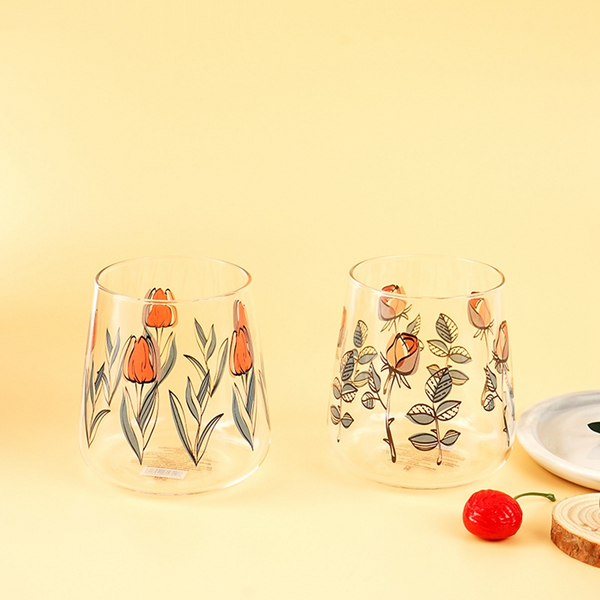 MIDI 320ml High boron glass cup/Mixed