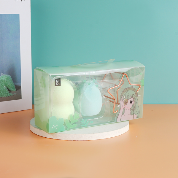 MIDI Mint green beauty blender 2pcs+metal holder