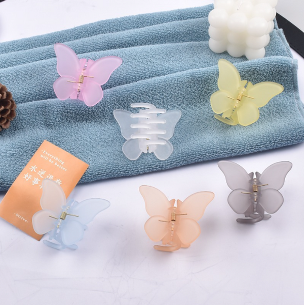 MIDI Jelly butterfly matte hair claw/Mixed/S