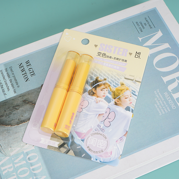 MIDI Color-changing lip balm + soft lip balm/No fragrance