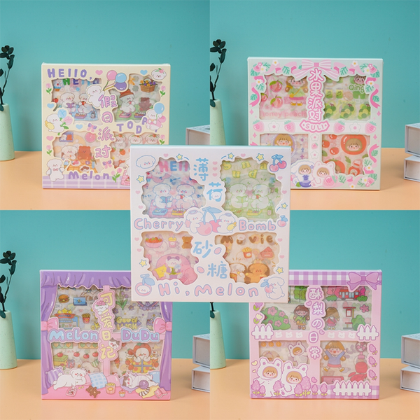Midi Party Life Pocket Sticker Set/Mixed