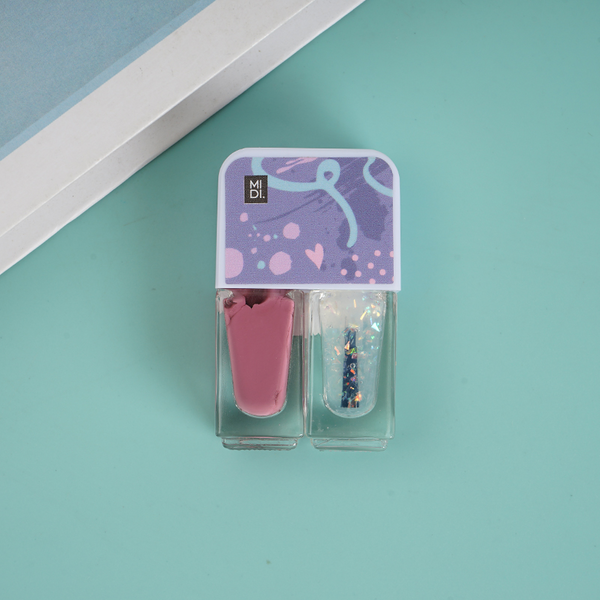 Midi Soft Mist Two-color Nail Polish-02