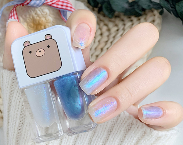 Midi Soft Mist Two-color Nail Polish-06