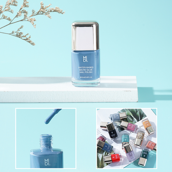 MIDI. nail polish-07# haze blue