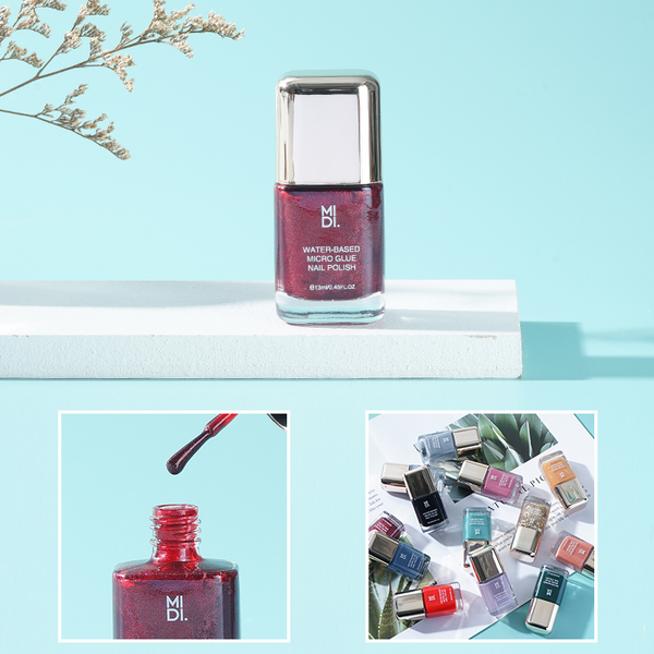 MIDI. nail polish-22# pearl red