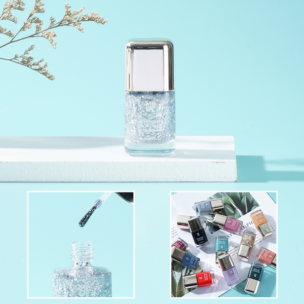 MIDI. nail polish-29# flashing silver
