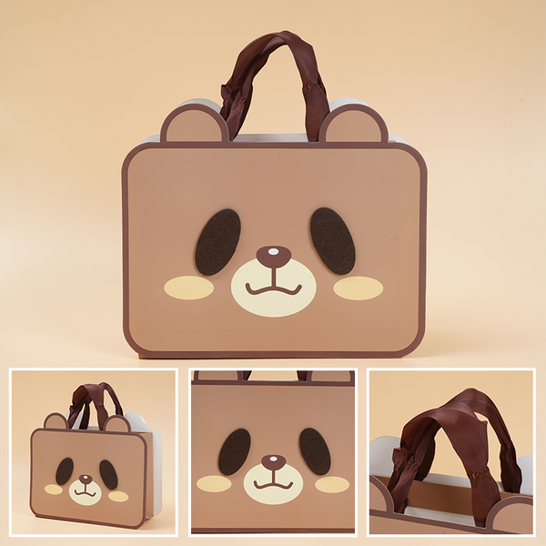 MIDI Cute bear handle  style gift bag small/mixed