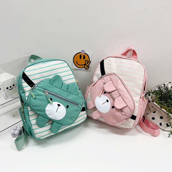 Midi Striped Small Animal Kids Backpack/Mixed