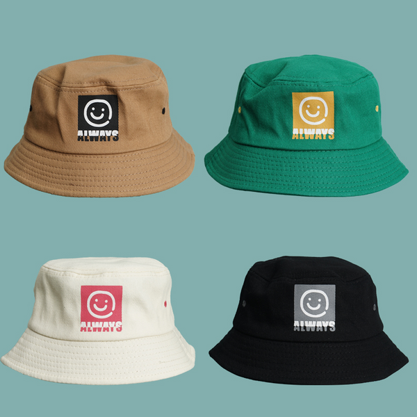 MIDI Smile emoji child fisherman hat/mixed