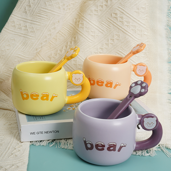 MIDI 400ml Cute Bear ceramic cup/mixed