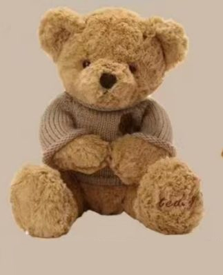 MIDI 40cm sweater bear medium size doll