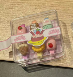 MIDI Cute children duck clip 6 pcs/mixed