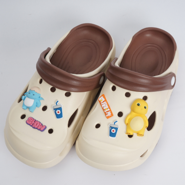 MIDI Milk Dragon Color blocked Men's Cave Shoes/42-43 Sizes/White Coffee
