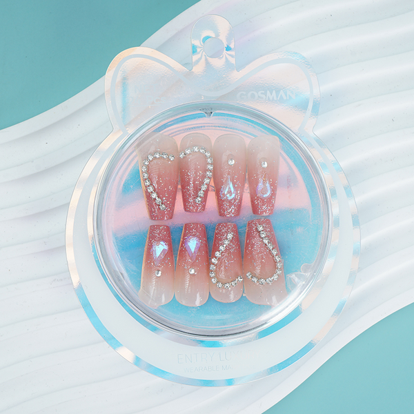 MIDI On the Run Series Nail Stickers /11 Champagne crystals