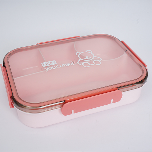 MIDI 1050ml rectangular four-grid bento box/mixed