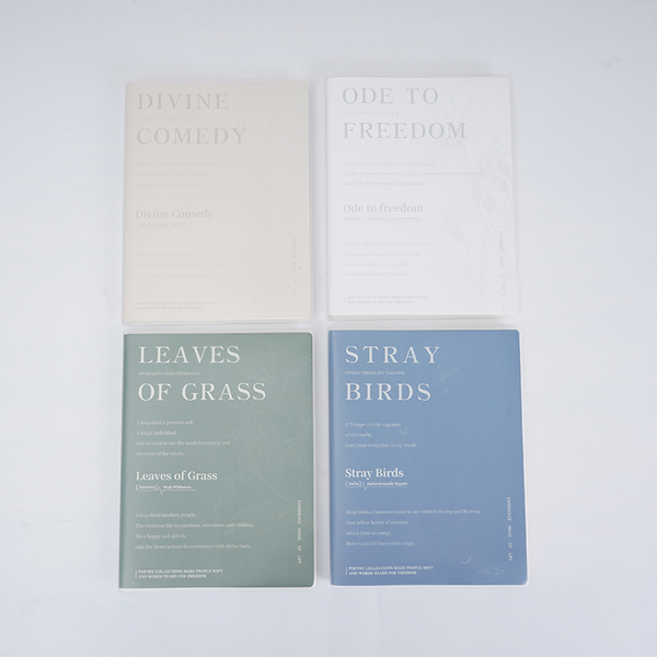 MIDI Pastel notes Matte rubber cover book A5/ mixed