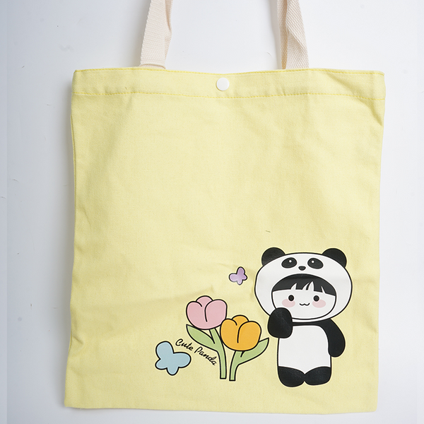 Midi Summer colored pattern canvas shoulder bag/mixed