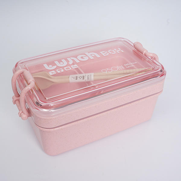MIDI 950ml long double layer bento box/mixed