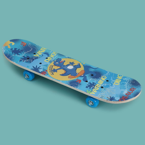 MIDI 80cm blue bottom cartoon dinosaur skateboard