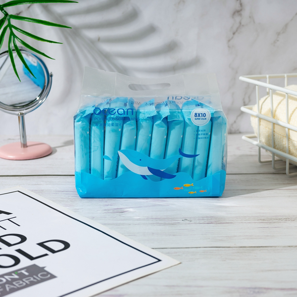 MIDI Portable moisturing soft towel 8*10 packages