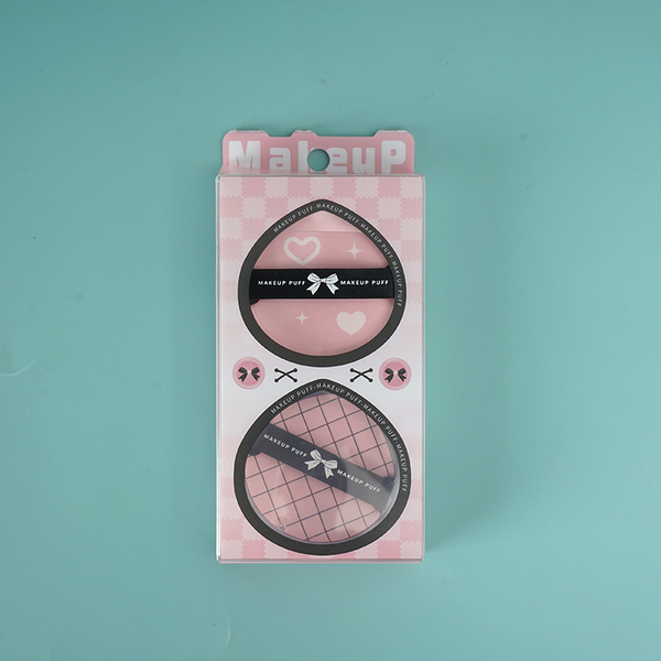 MIDI Sweet Cool Series Air Cushion Powder Puff/2 Pack with Storage